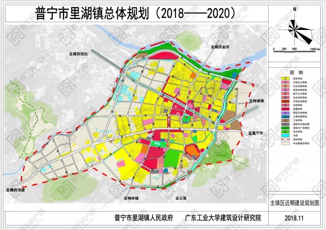 普宁里湖发展方向多图曝光,未来交通,布局等将这样规划.