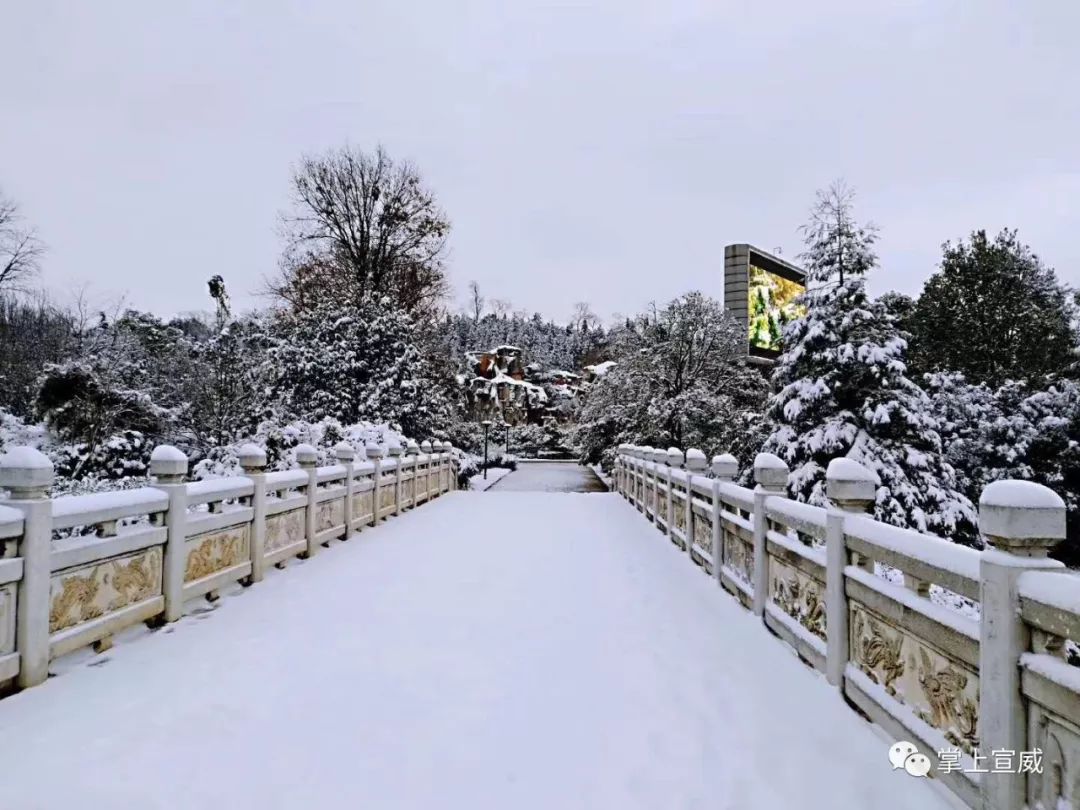 今年宣威最后一波雪景,美得不像话~_东山寺