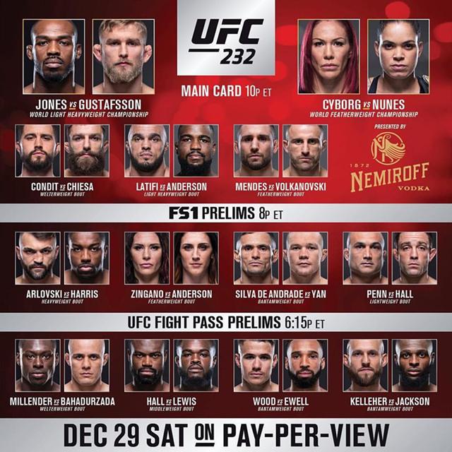 ufc232工资表出炉,众多战士超6位数,骨头一夜收入数百万