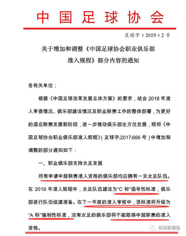 中国足协最新1决议让各支朱门为难了:恒年夜上港新赛季争冠有悬念