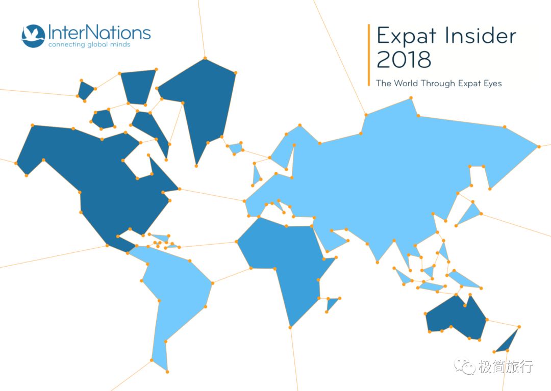 nations发布2018年度海外移居报告,将世界地图以expat的视角向你呈现