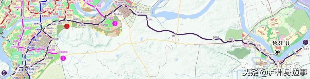 泸州轻轨最新规划路线推荐方案 合江轻轨来了!