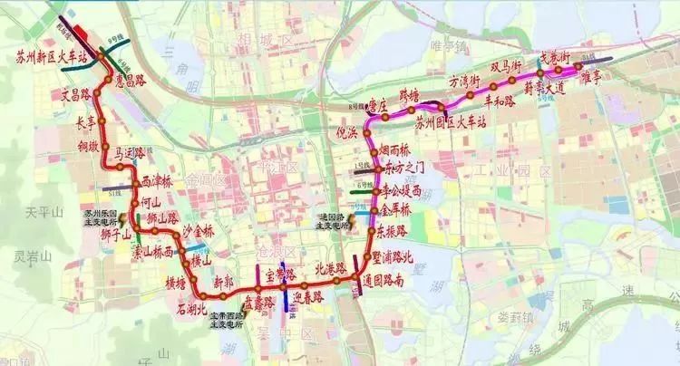 据苏州市交通运输局官网,苏州市轨道交通3号线站名及方案已经出炉.