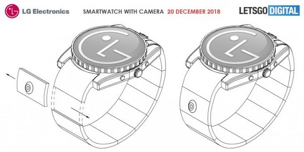 LG申请了一项带摄像头的智能手表专利