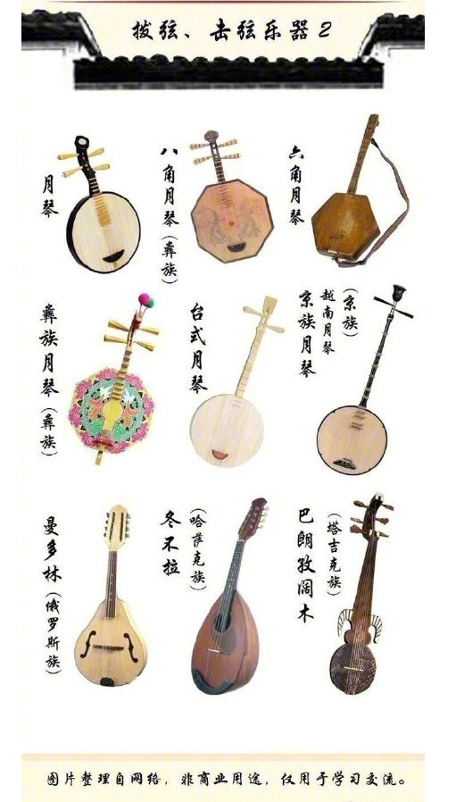 中国民族民间传统弹拨乐器你认识几种