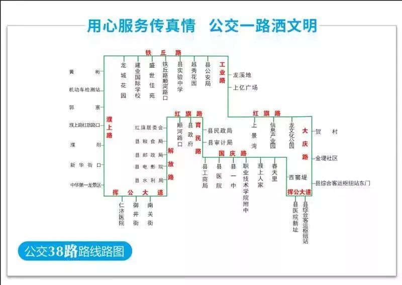 【关注】濮阳县城区37路,38路环城公交正式开通!