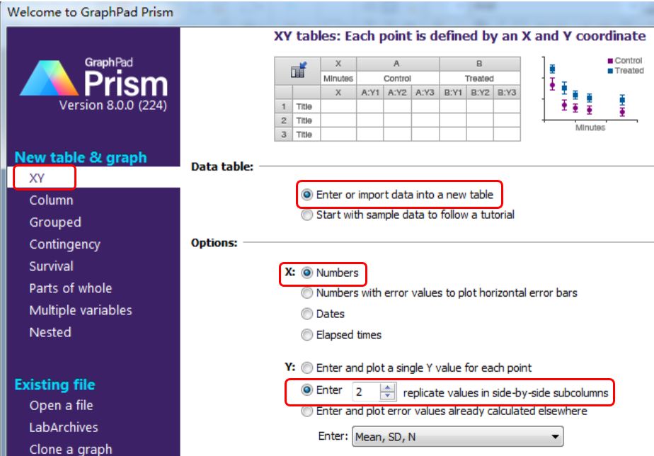 how to add error bars in graphpad prism