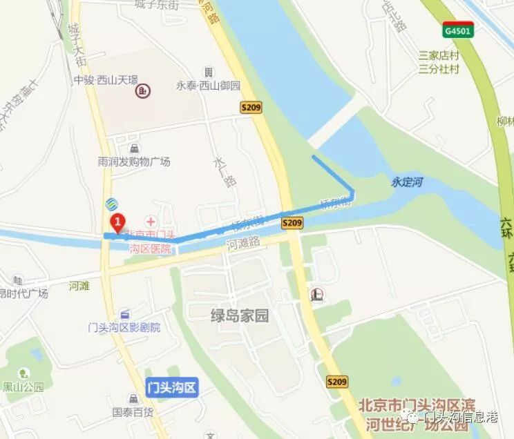 门头沟5条道路要大修景山学校建成后是这样的