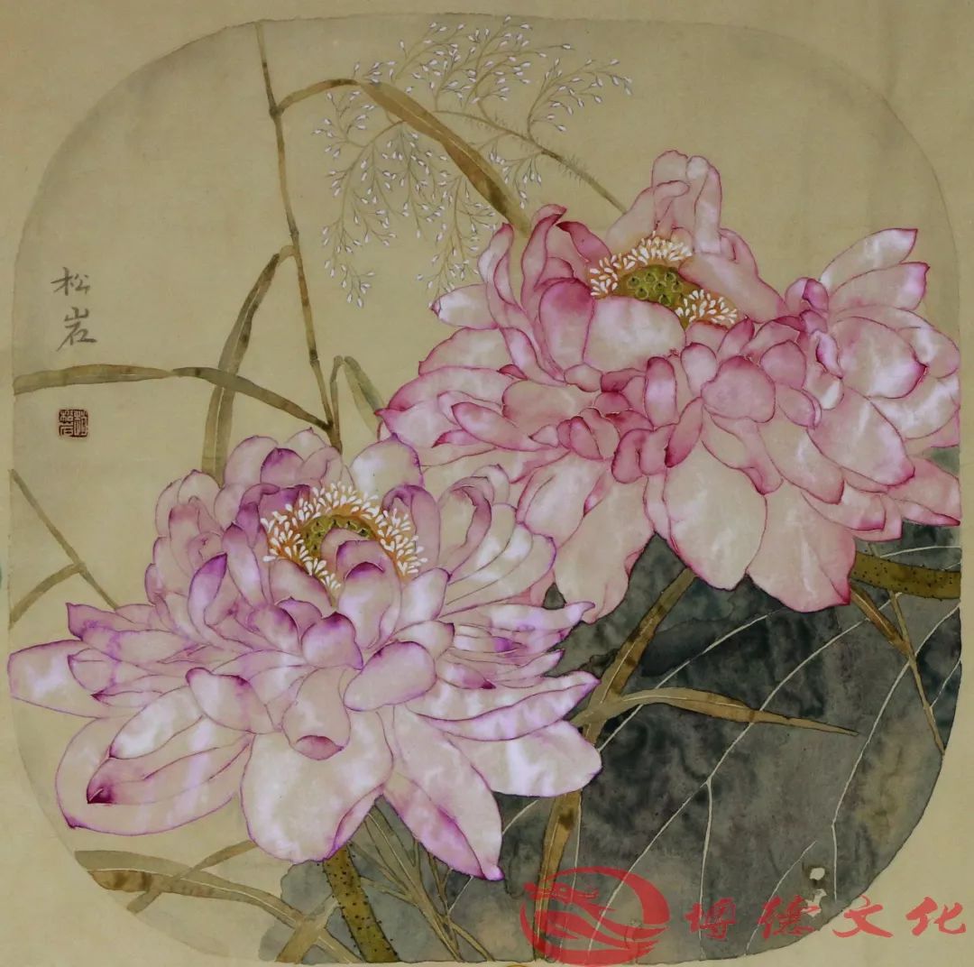 唯美淡雅,清新脱俗——著名花鸟工笔画家赵松岩作品欣赏