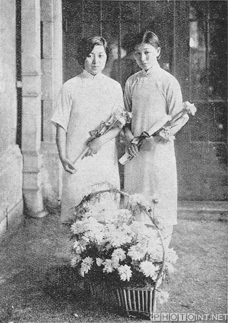 1920年代上海中西女塾毕业照宋庆龄等名女士毕业本校