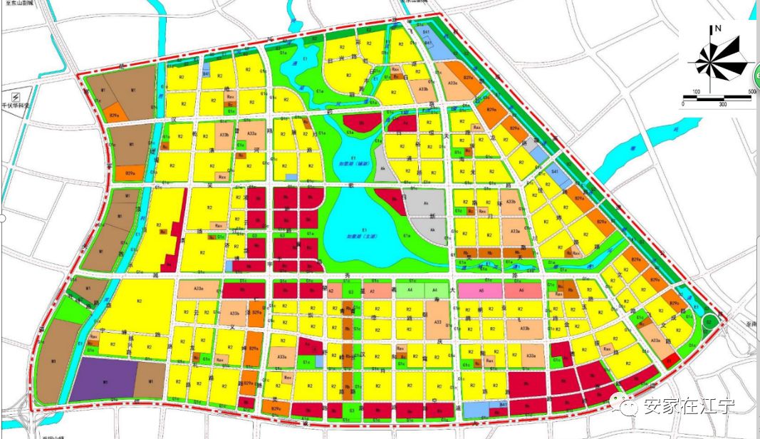 (图片来自南京规划局,黄色为住宅用地)