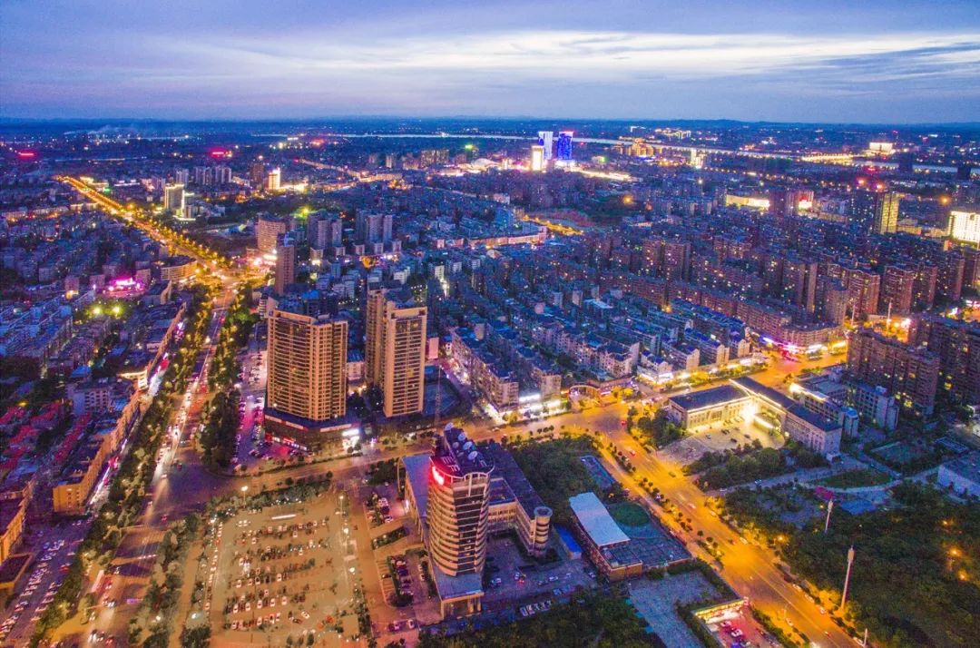 莲城如此惊艳!湖南湘潭最新夜景航拍来了!