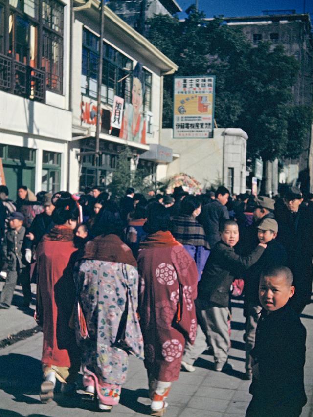 二战空袭之后，重建中的日本名古屋