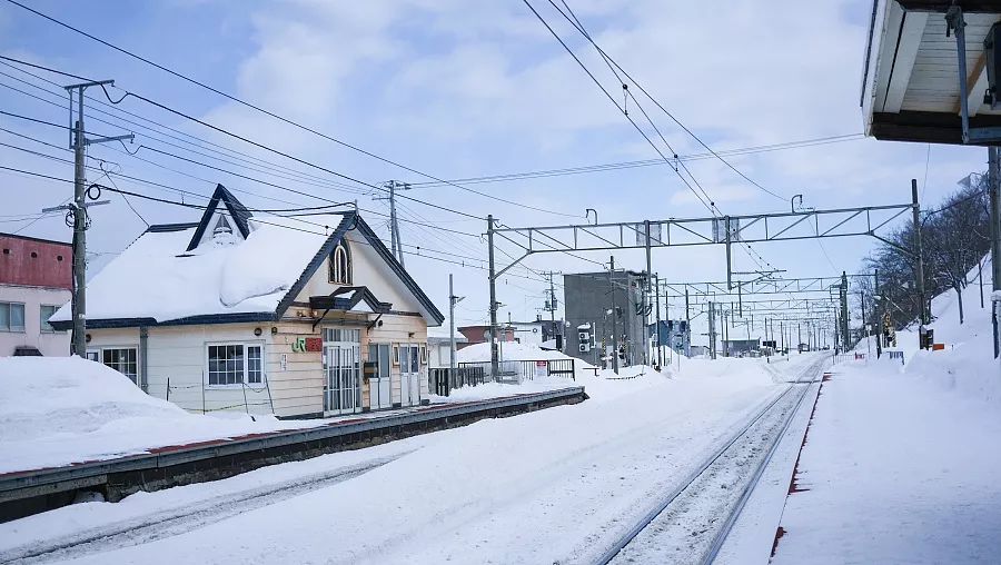 北海道小樽雪景