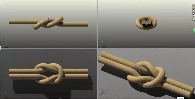 用solidworks画一个打结的绳子,软件只是个工具,思路才是关键