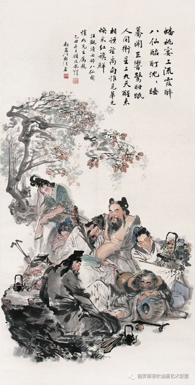 中国名家绘画古典人物趣味绘画作品赏析