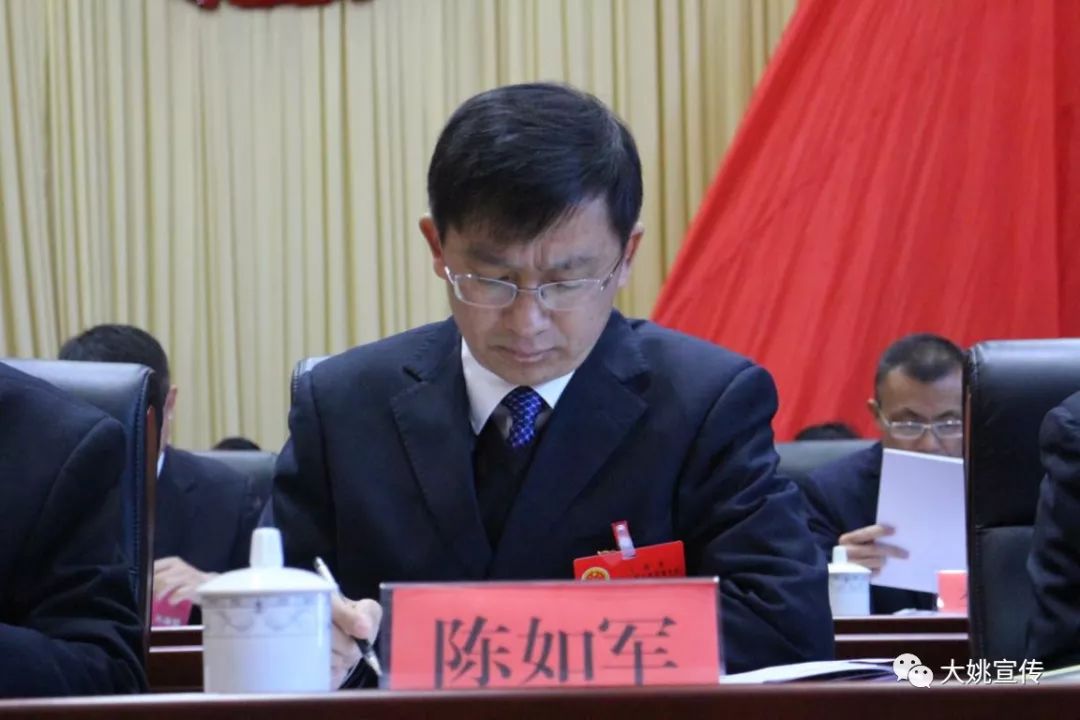 县委副书记,县人民政府县长刘文跃代表县人民政府向大会报告政府工作