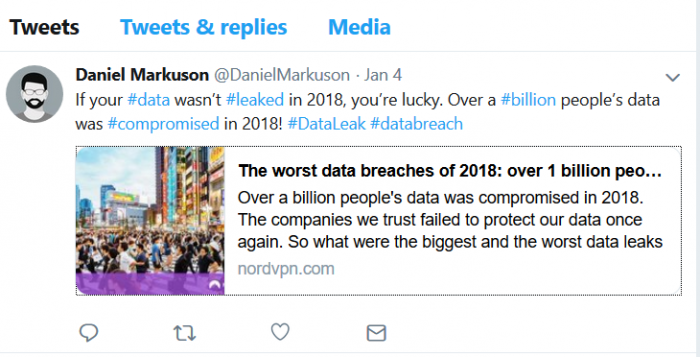 专家警告网络安全形势严峻：2018年度共计有10亿网民数据遭外泄