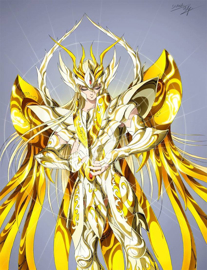 《圣斗士星矢:黄金魂》最帅的神圣衣,沙加这一套很亮眼!
