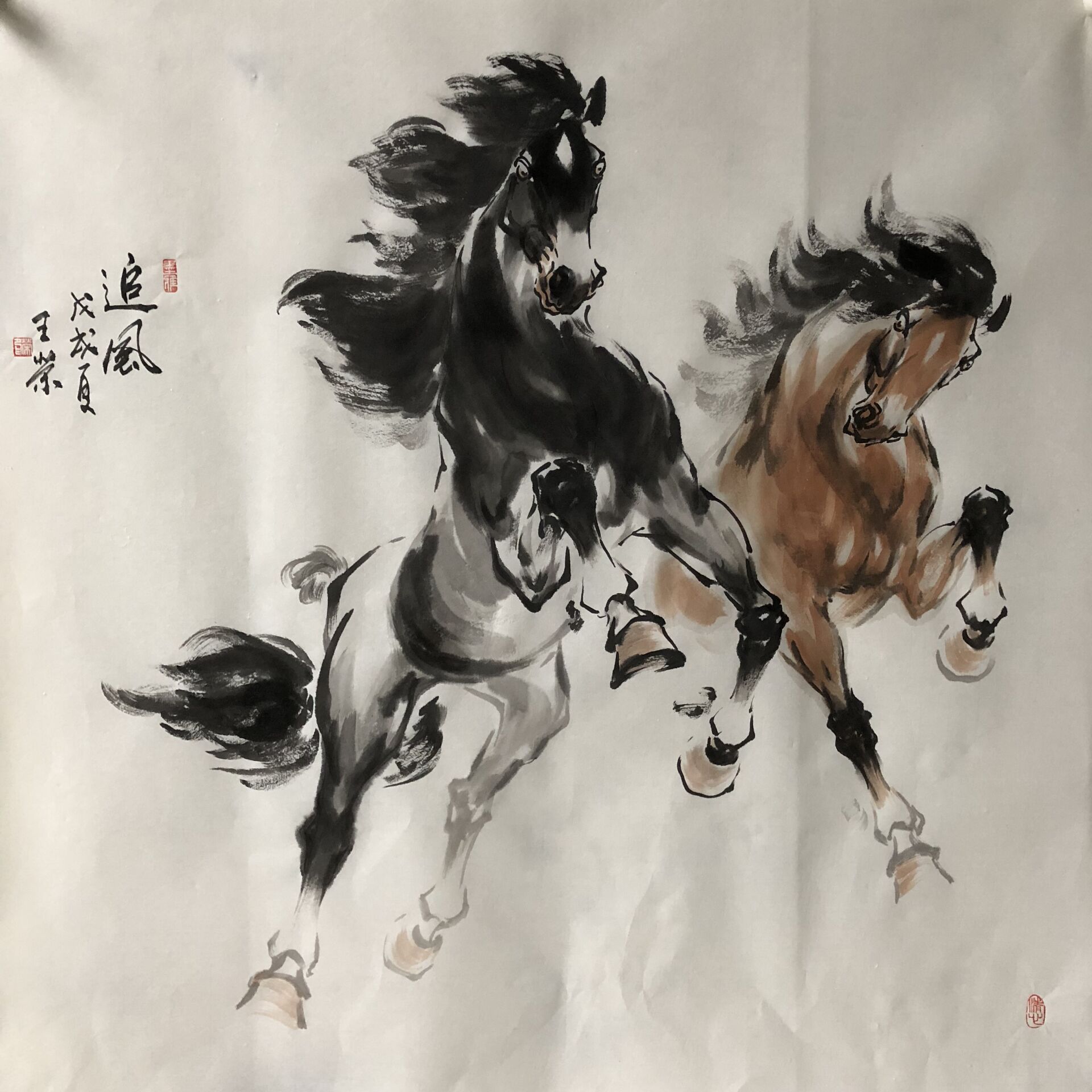 墨笔挥毫,人情马意—著名画家王荣作品赏析