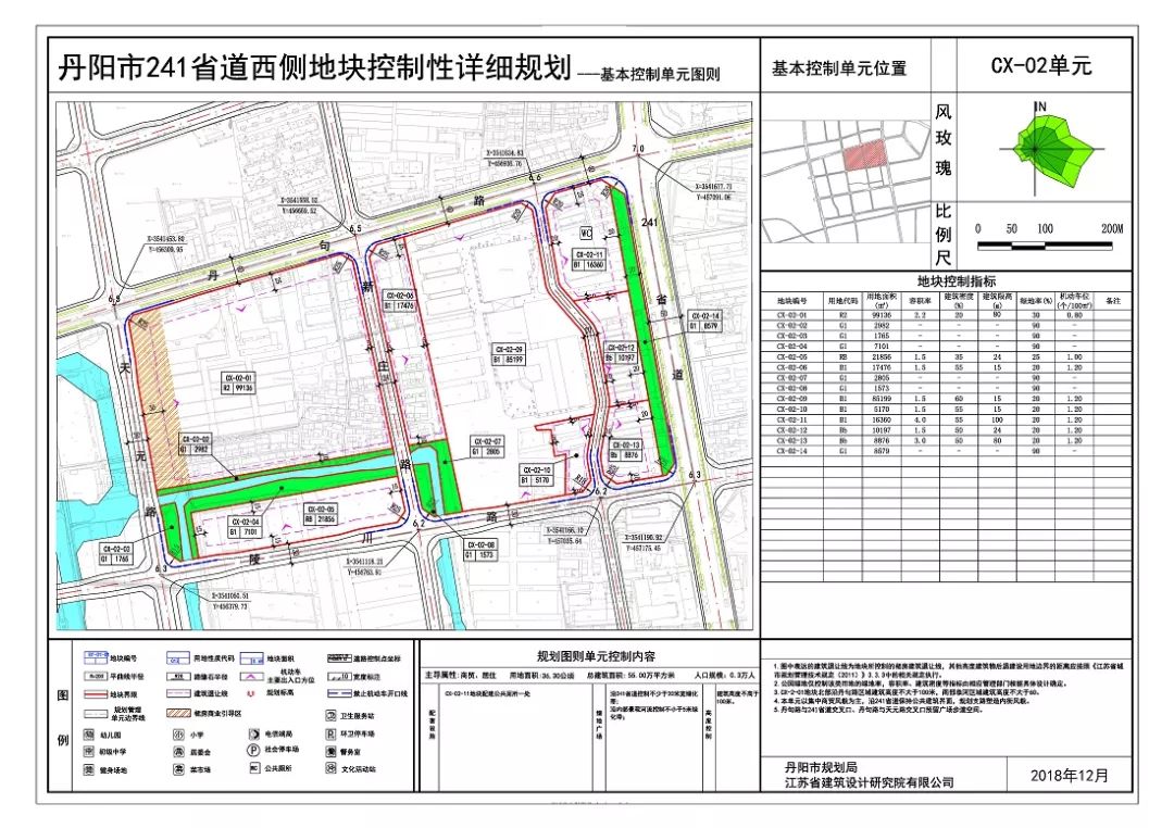 丹阳市241省道西侧地块规划:有中小学,有幼托,有公园