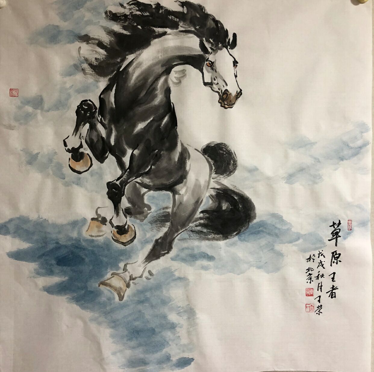 墨笔挥毫,人情马意—著名画家王荣作品赏析