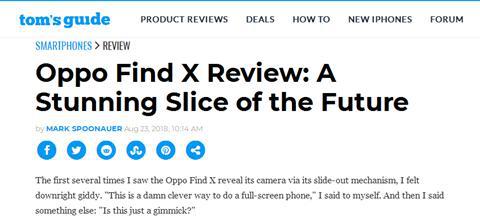收獲國內外諸多大獎，OPPO Find X憑創新收獲全球認可 科技 第6張
