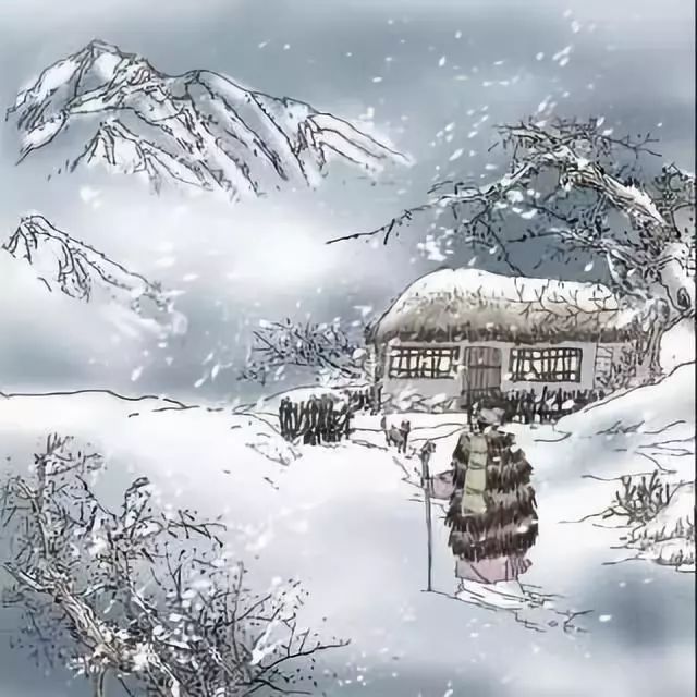 《逢雪 宿芙蓉山主人》