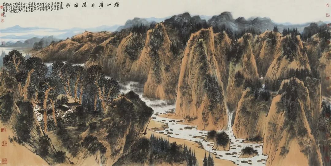 魂驻家山情洒西部王录山中国画新作选