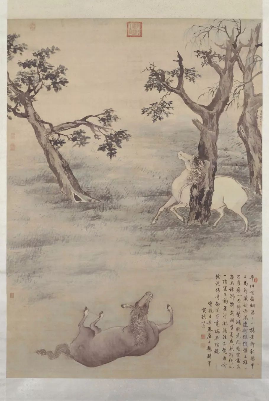 绘画清代高其佩的指头画