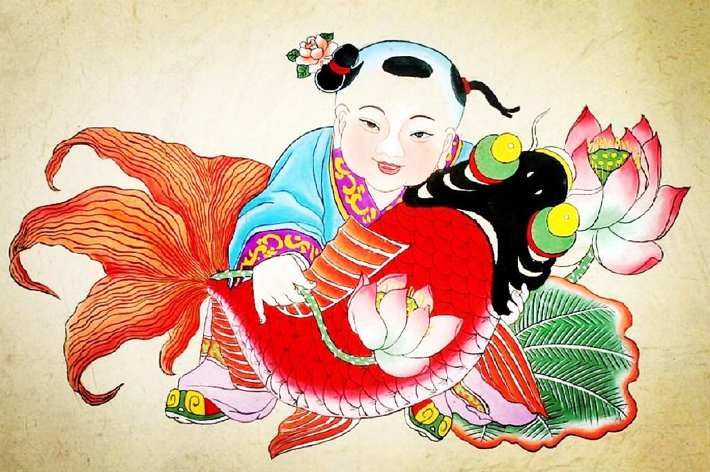 传统工艺品扬州漆器,民族传统灯彩艺术,独具民间特色的年画