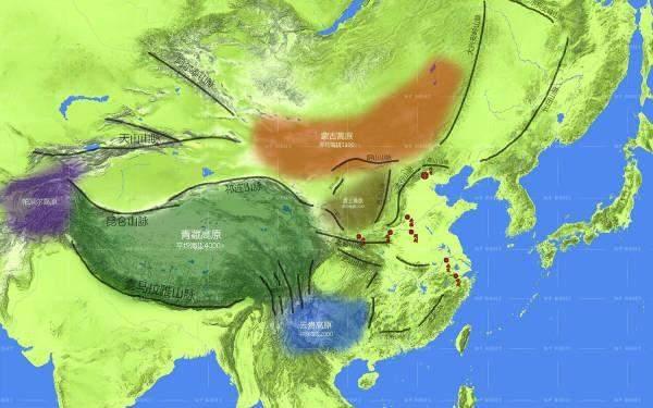 10幅山川地形图展示，四大古都为何成为首都?