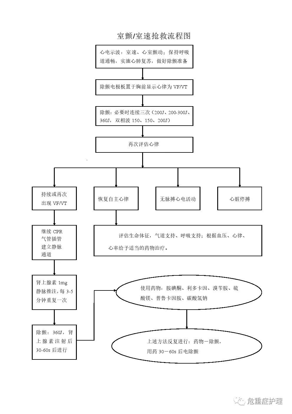 室颤/室速如何实施抢救?流程让你全明白!