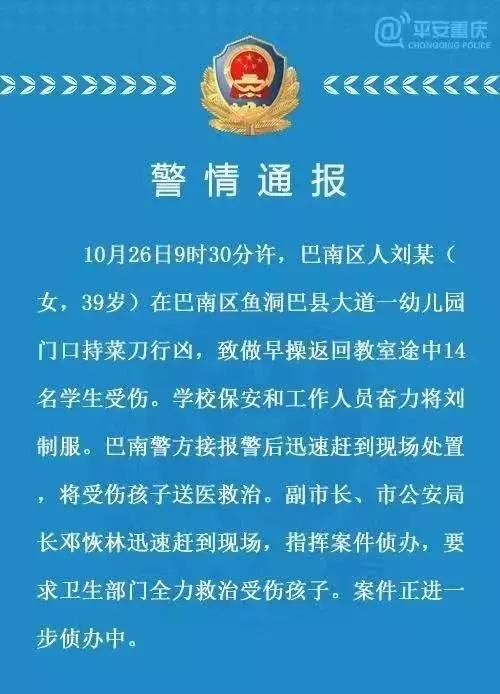 北京西城一小学发生伤人事件20个孩子受伤,拿