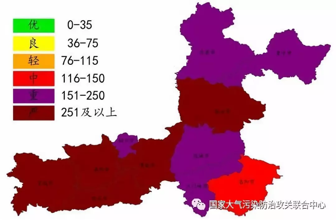 2019年1月37日京津冀及周边地区汾渭平原大气污染过程分析