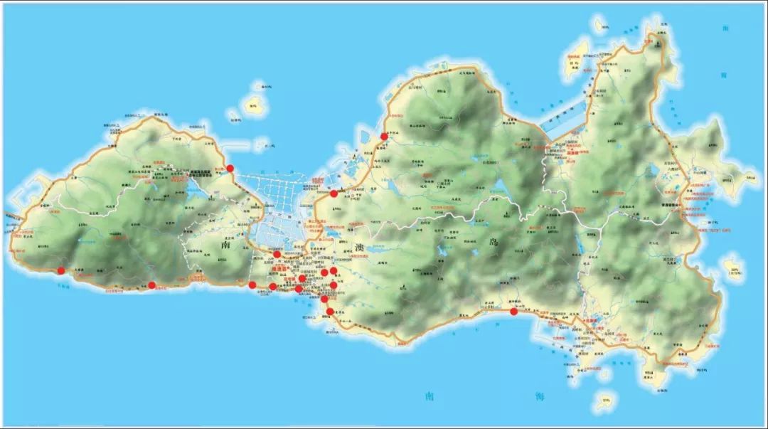 注意了2月1日南澳县新增启用8个交通技术监控设备附全岛监控设备图