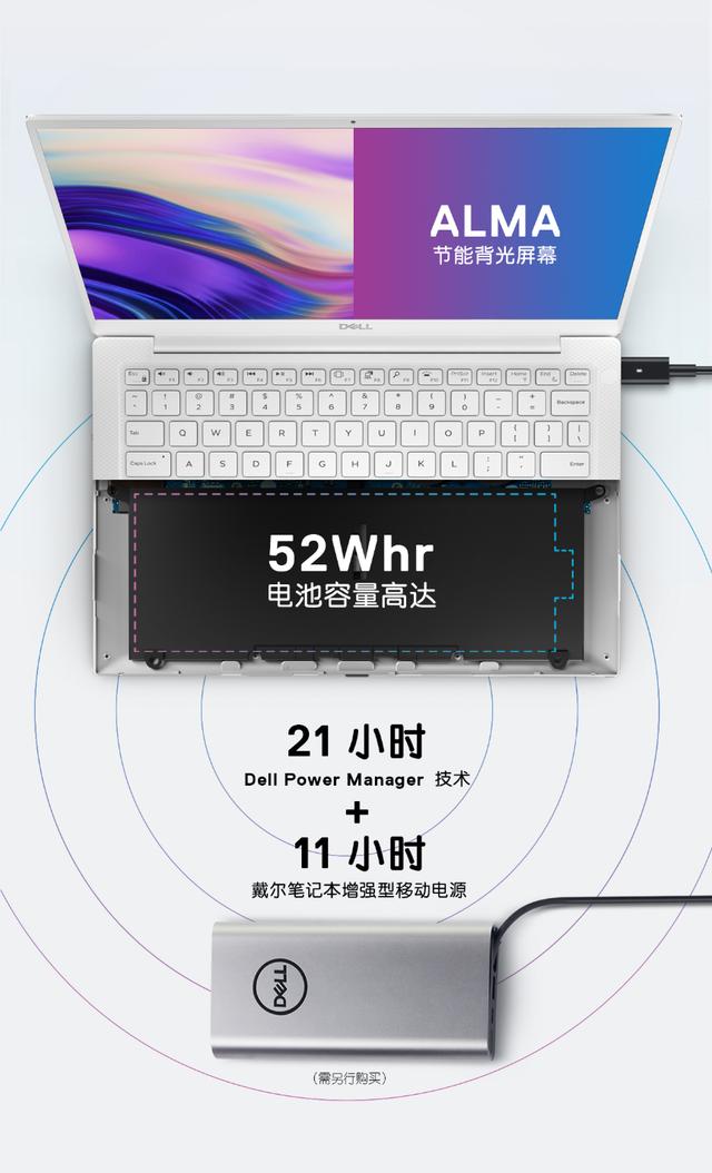 最長21+11小時續航 戴爾XPS13 9380內外都是亮點 科技 第2張