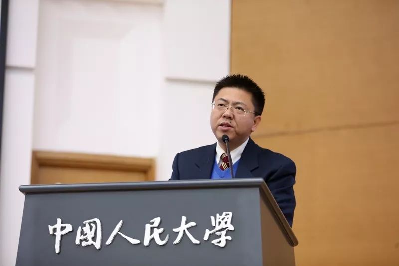 委第一副主任委员,中国人民大学刘伟校长讲话开幕式上,杨开峰院长致辞