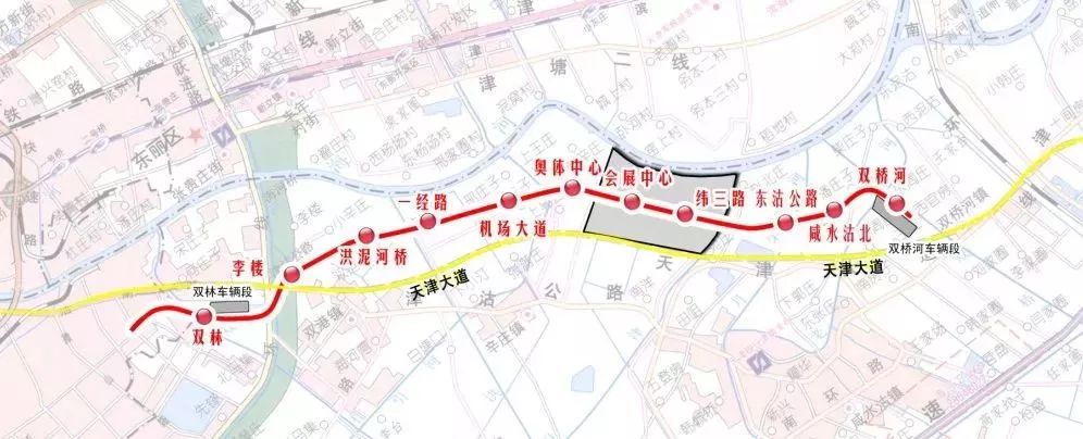 聚焦天津地铁6号线延长线9座车站首次公布