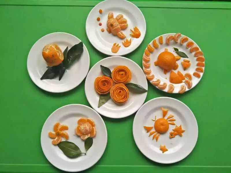 喜欢吃的水果,酸酸甜甜的橘子不仅好吃,橘子皮还可以用来贴画呢!