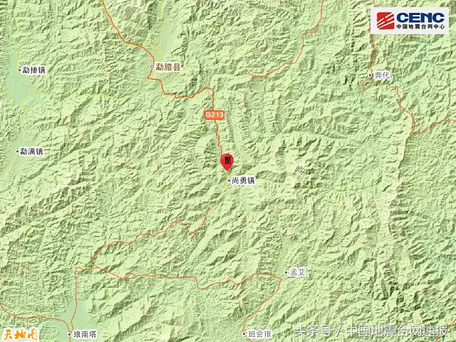 云南西双版纳州勐腊县发生4.2级地震