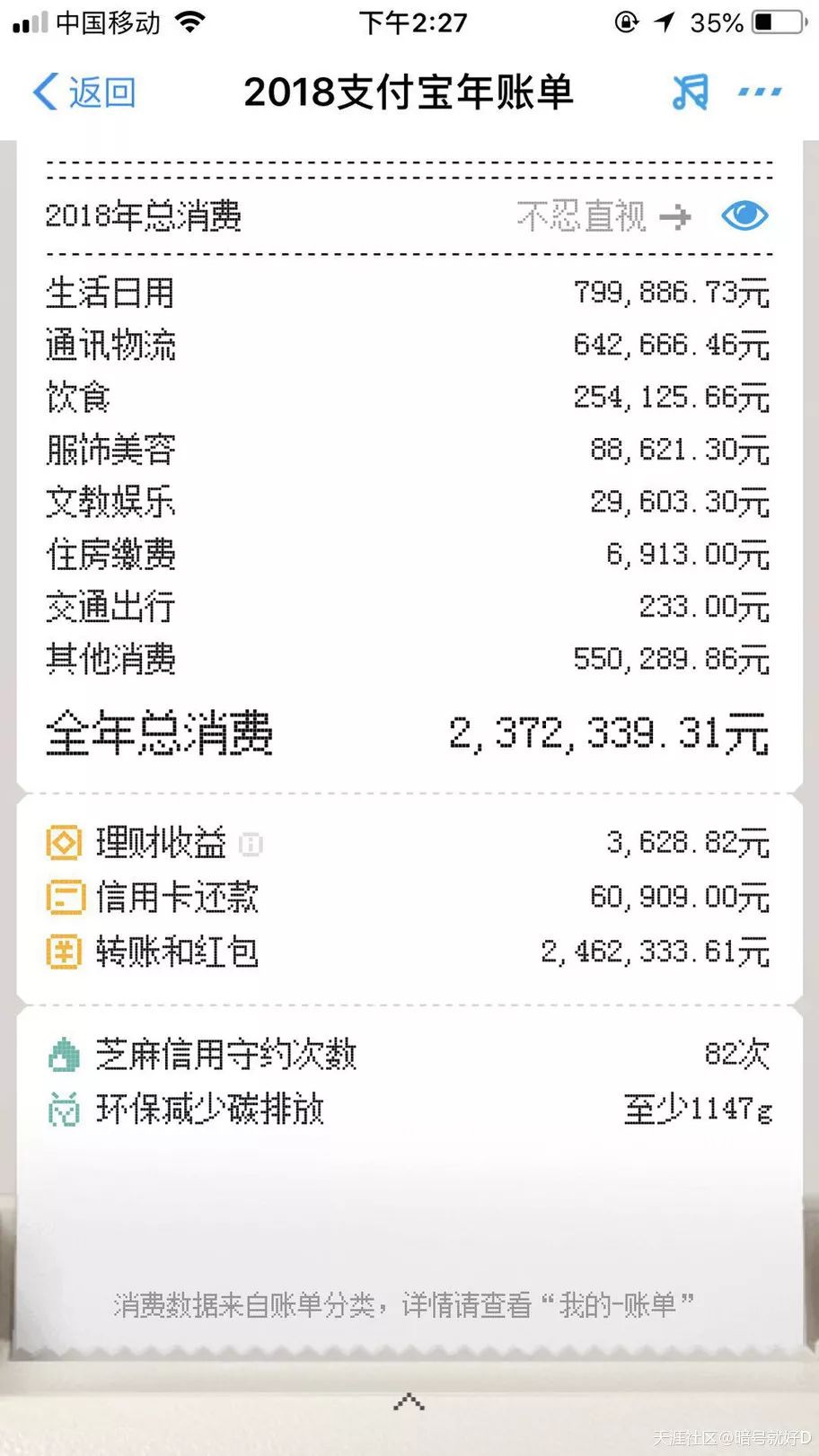 新锐|炫富吧,晒晒2018支付宝年度账单,您都不知道自己