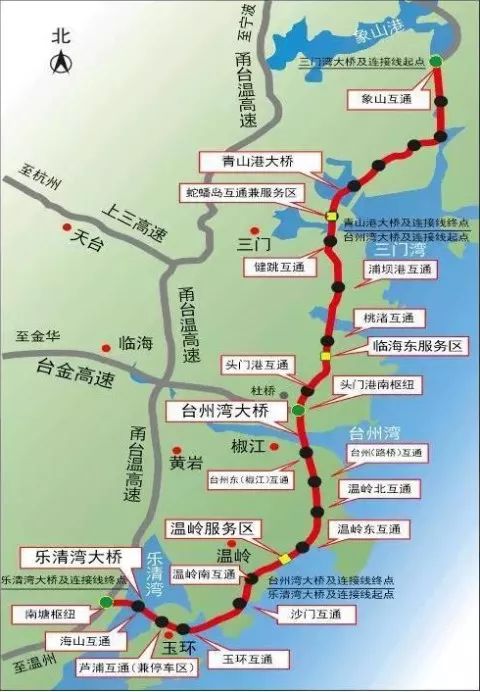 甬台温高速复线台州段即将通车,温州市民北上沪甬台多