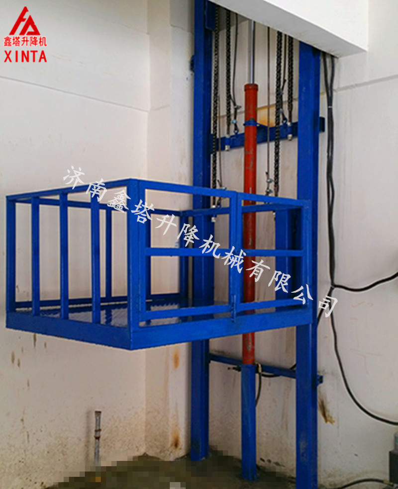 小型升降货梯液压升降机导轨式货梯厂房货梯_电梯