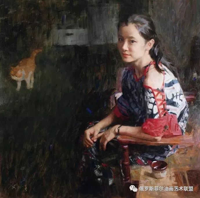 中国油画家陈衍宁油画人物作品欣赏