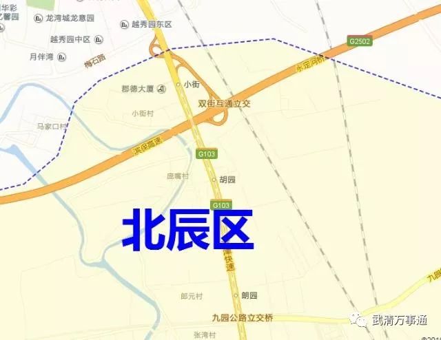 天津地铁4号线北辰区小街站附近地图