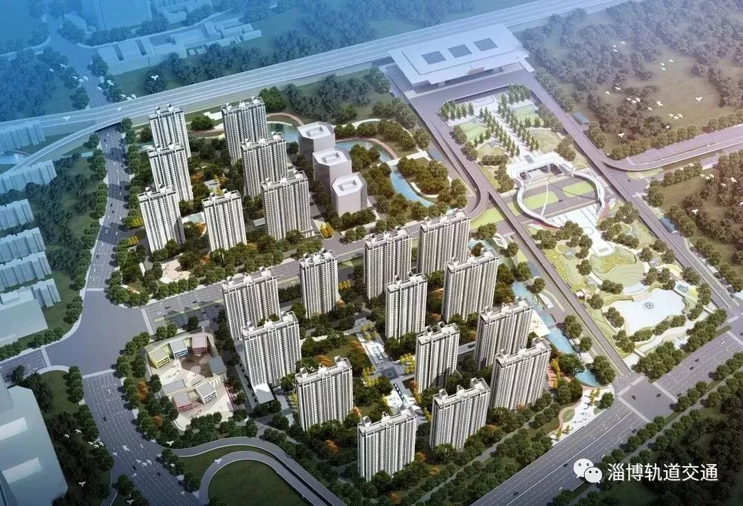 按照的设计方案,淄博站改造工程要分为四个部分,其中包括 淄博