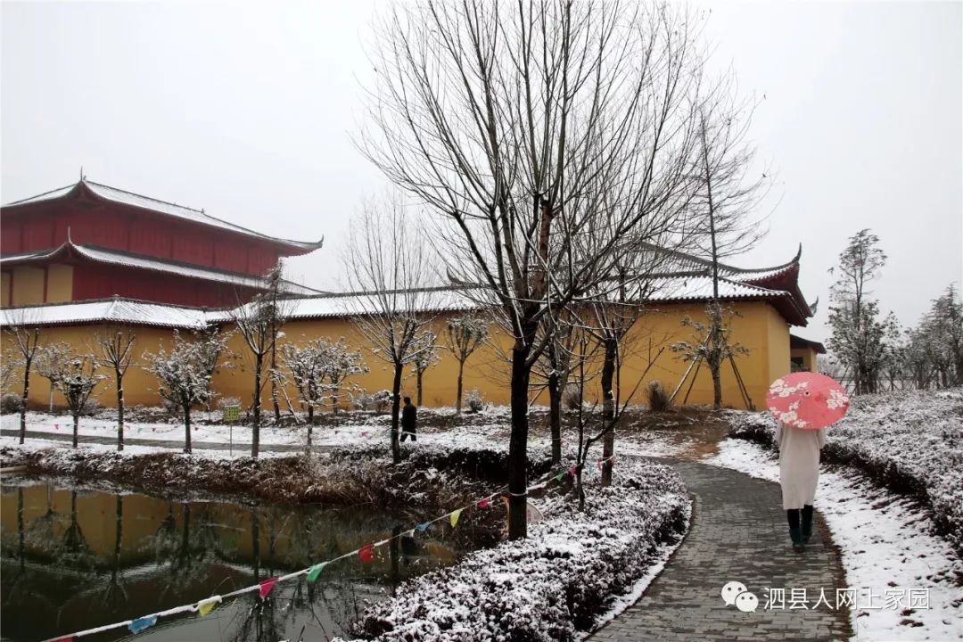 美好泗县音乐风光视频瑞雪后的泗县运河人家泗县景美人更美