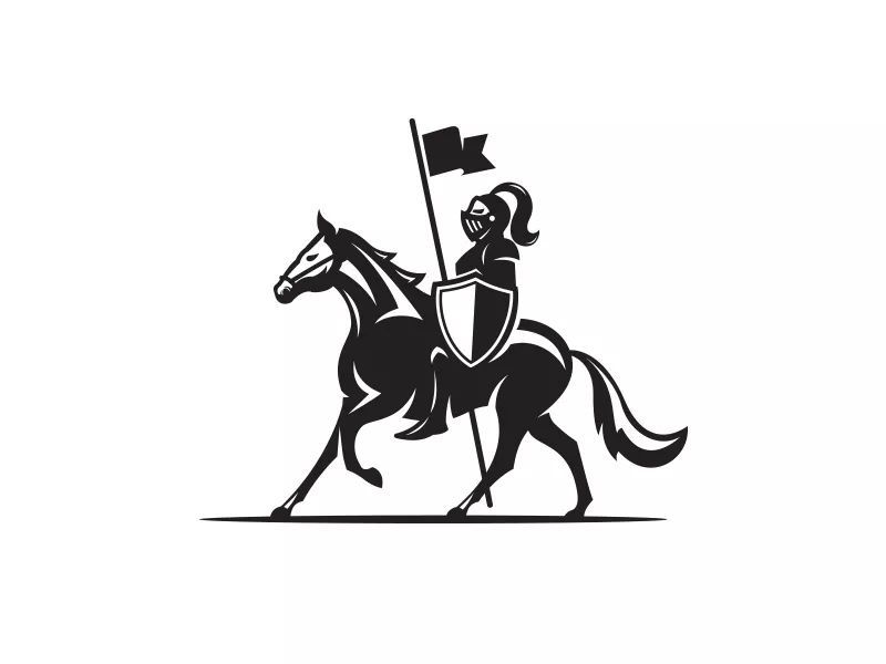 超多超酷中世纪骑士主题logo欣赏!