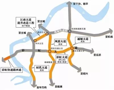 【配套】亚运会前,杭州钱塘江南岸区域要建成5条快速路_大道